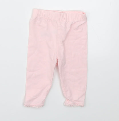 George Girls Pink   Capri Leggings Size 3-6 Months