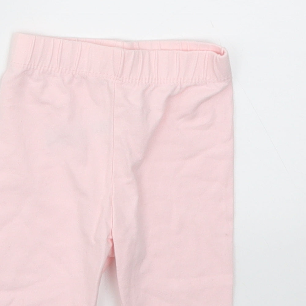 George Girls Pink   Capri Leggings Size 3-6 Months