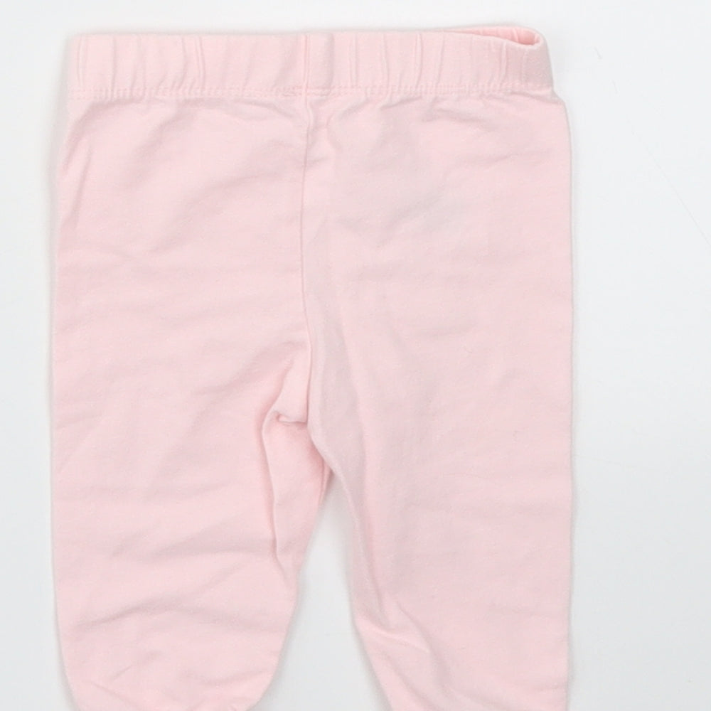 George Girls Pink   Capri Leggings Size 3-6 Months