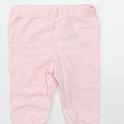 George Girls Pink   Capri Leggings Size 3-6 Months