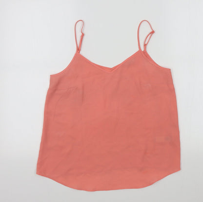 George Womens Pink Colourblock  Basic T-Shirt Size 10