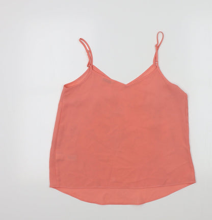 George Womens Pink Colourblock  Basic T-Shirt Size 10