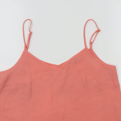 George Womens Pink Colourblock  Basic T-Shirt Size 10