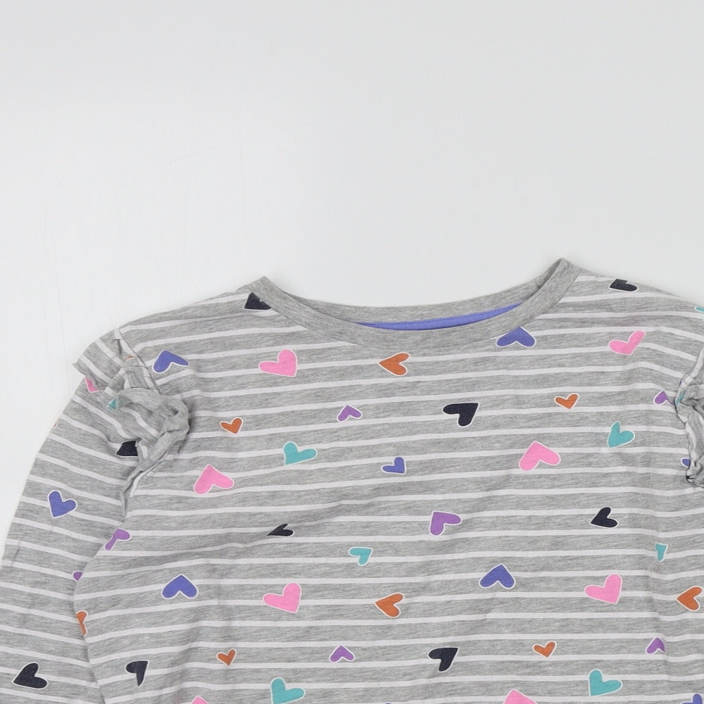 starry eyed Girls Grey Colourblock  Pullover Jumper Size 12 Years