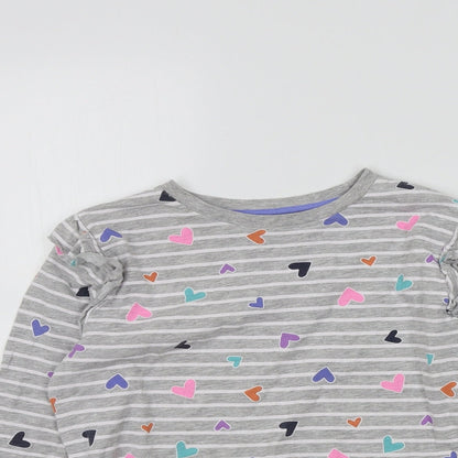 starry eyed Girls Grey Colourblock  Pullover Jumper Size 12 Years