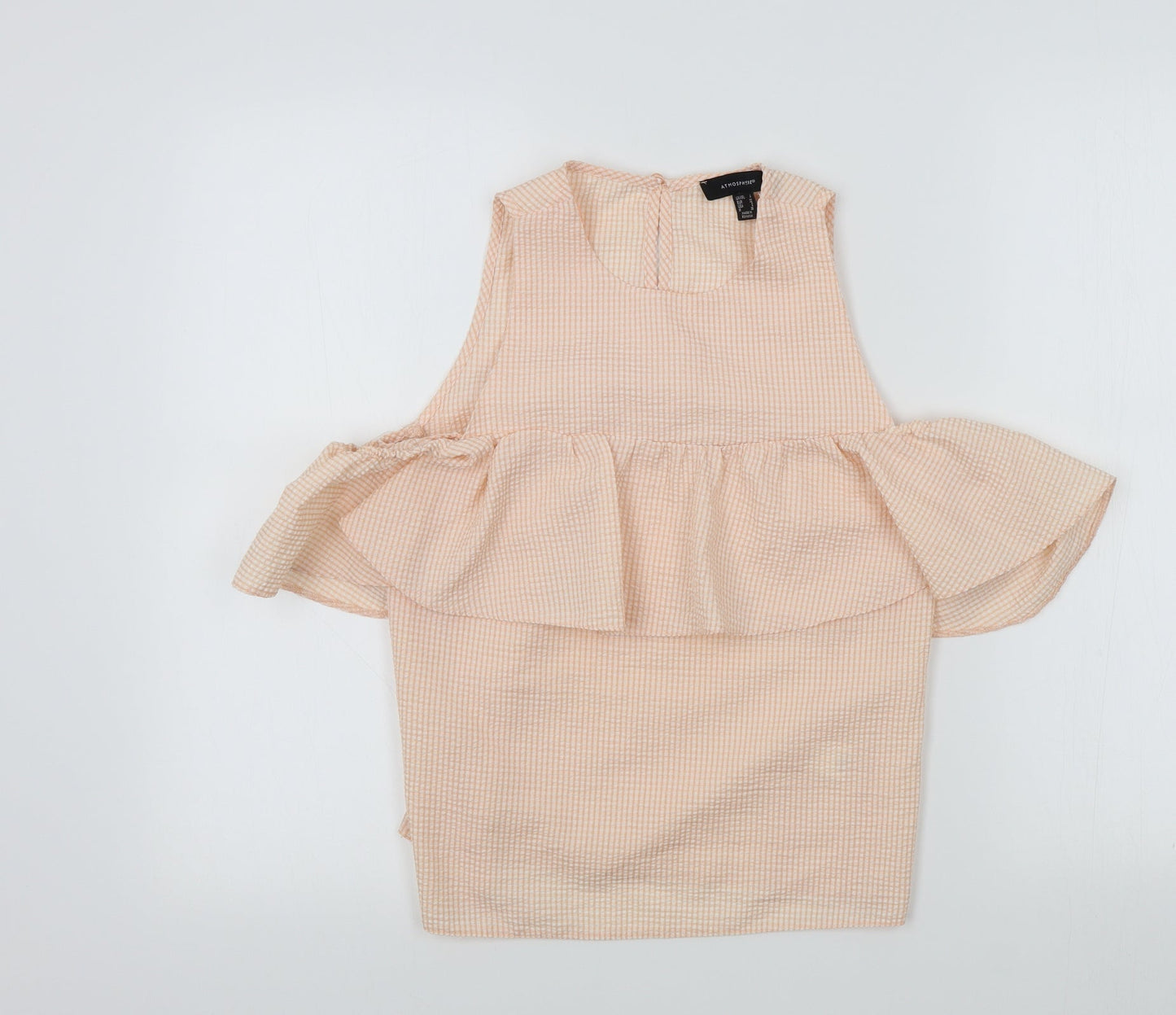 Primark Womens Orange Colourblock  Basic Blouse Size 4