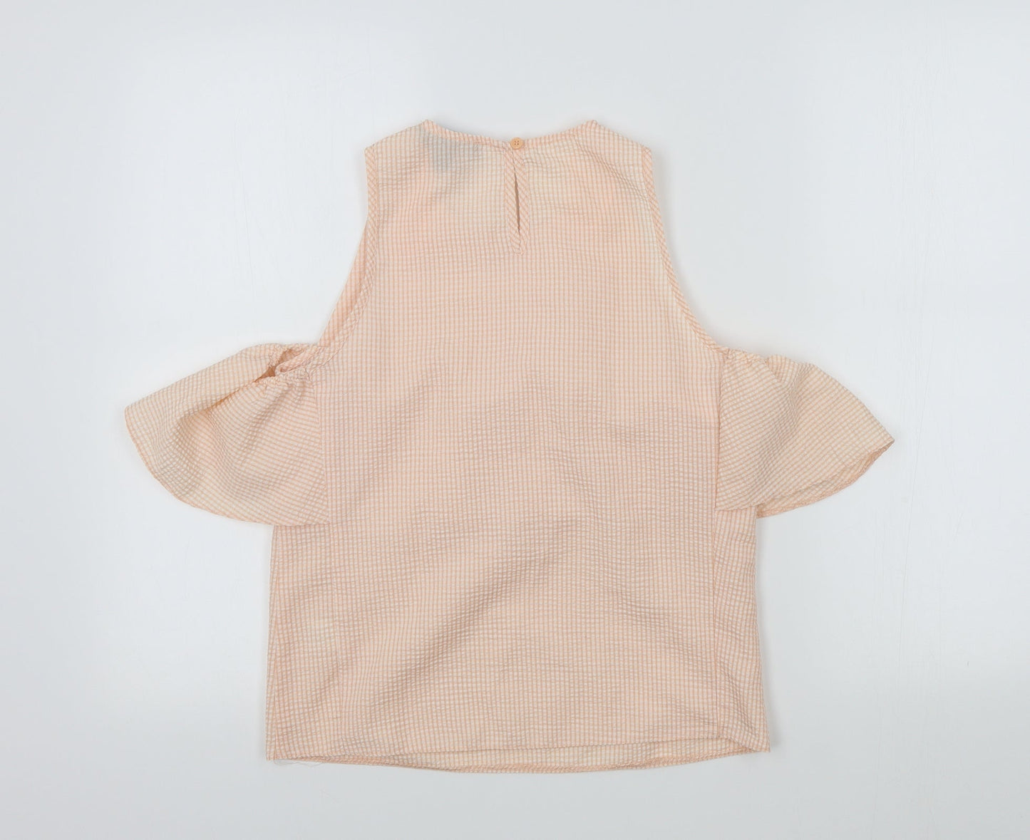 Primark Womens Orange Colourblock  Basic Blouse Size 4