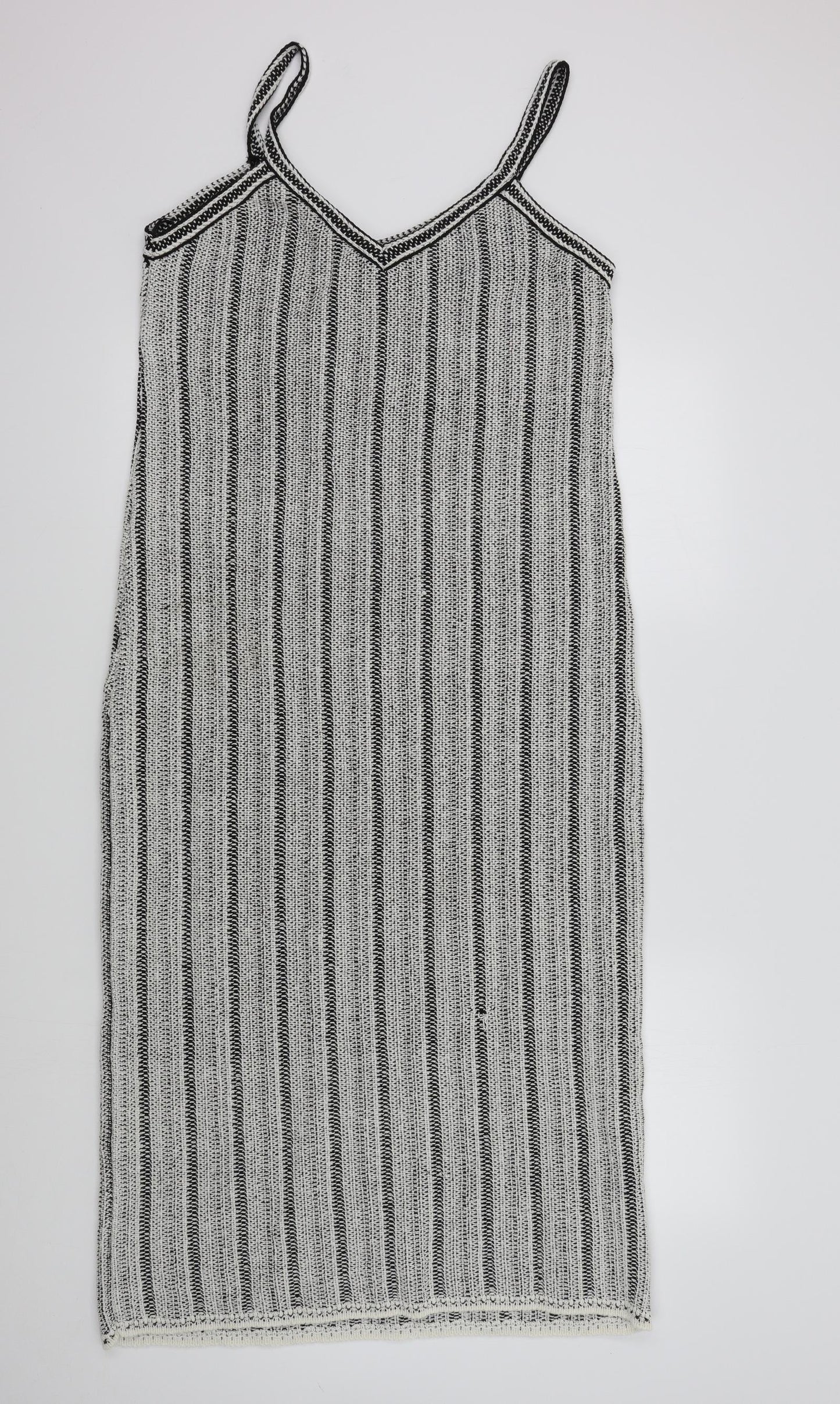 George Womens White Colourblock  A-Line  Size L