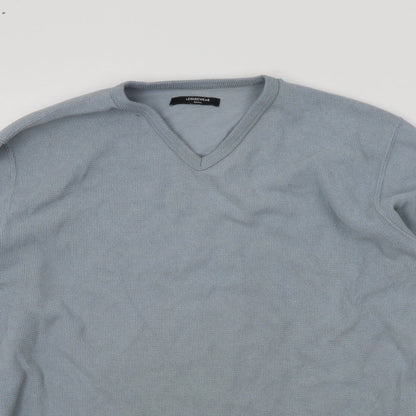 st bernards Mens Blue   Henley Jumper Size S