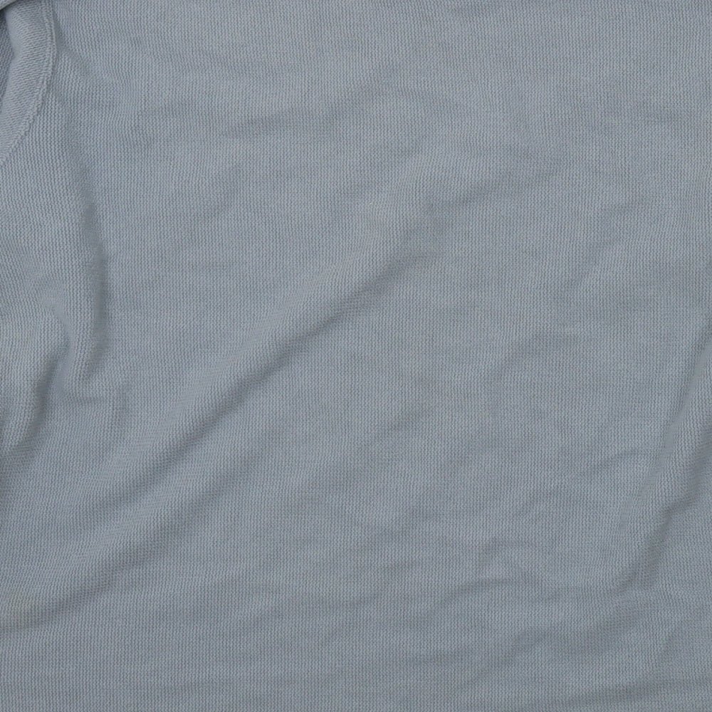 st bernards Mens Blue   Henley Jumper Size S