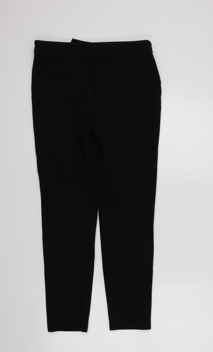 Womens UK Size 10 Papaya Regular Fit  Black Trousers