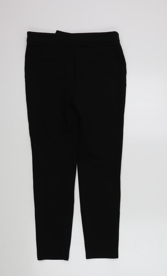 Womens UK Size 10 Papaya Regular Fit  Black Trousers