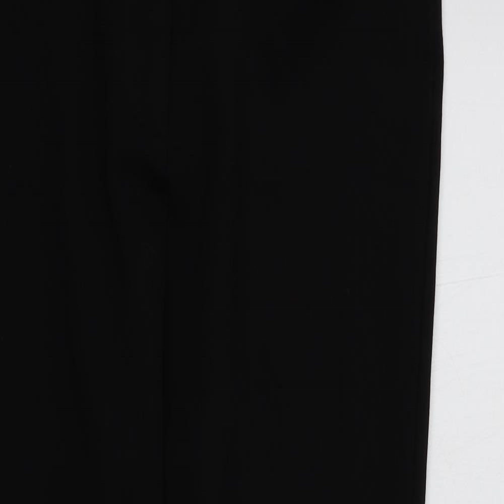 Womens UK Size 10 Papaya Regular Fit  Black Trousers