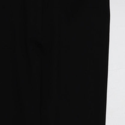 Womens UK Size 10 Papaya Regular Fit  Black Trousers
