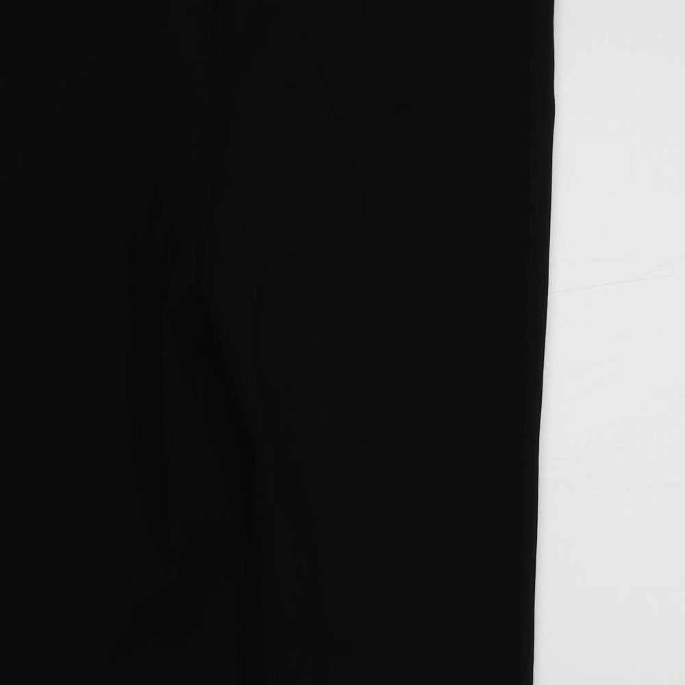 Womens UK Size 10 Papaya Regular Fit  Black Trousers