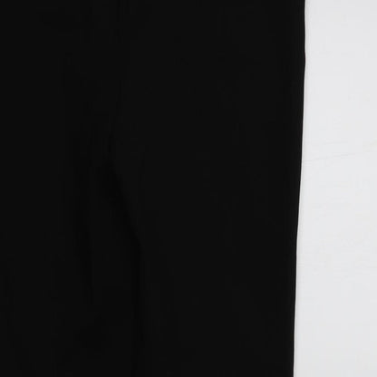 Womens UK Size 10 Papaya Regular Fit  Black Trousers