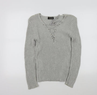 Womens UK Size M oyisis Grey Pullover Jumper