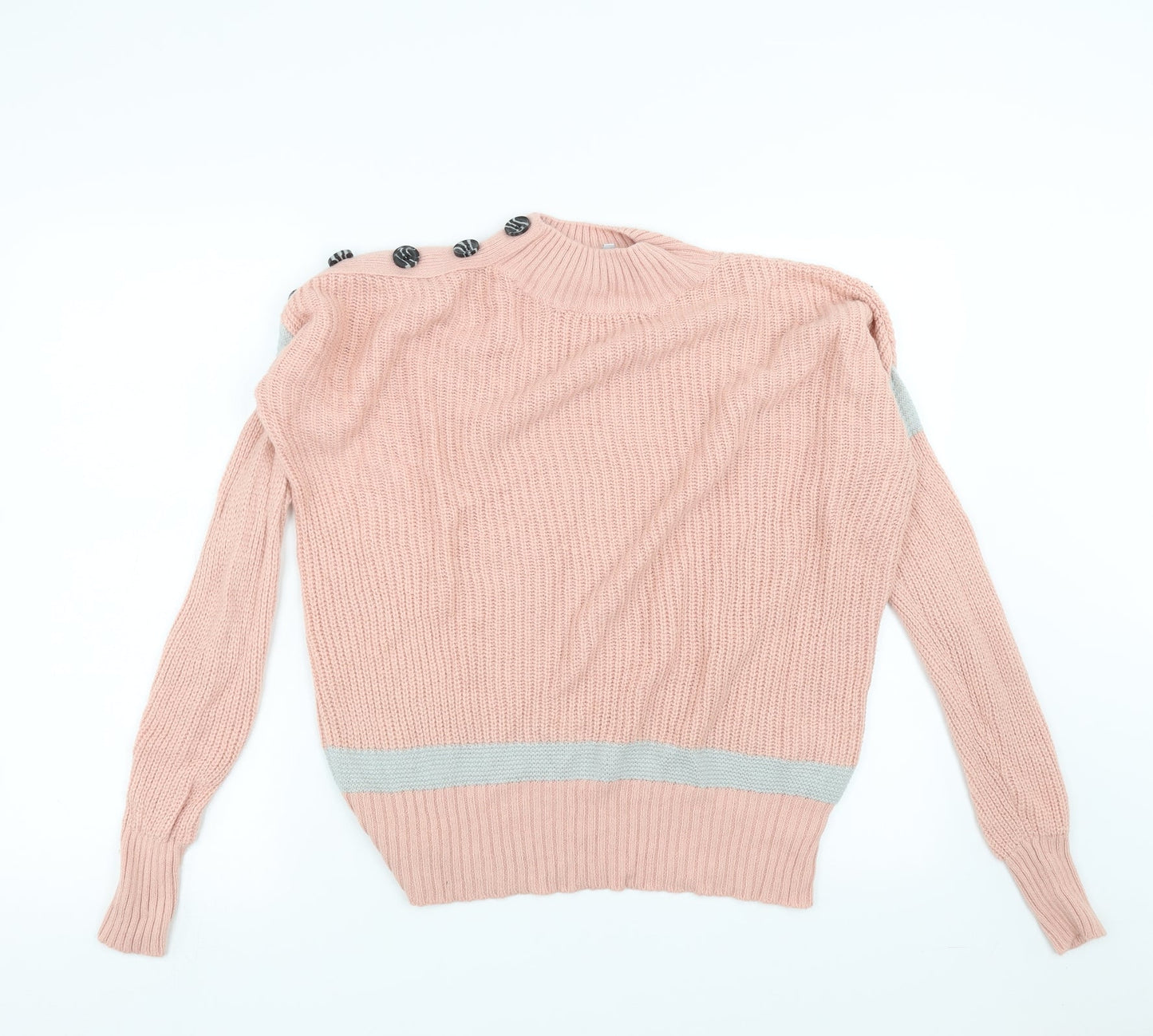 Womens UK Size 10 PEP&CO Pink Pullover Jumper
