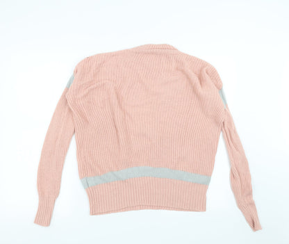 Womens UK Size 10 PEP&CO Pink Pullover Jumper