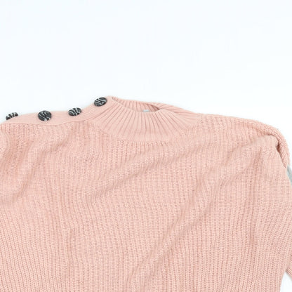 Womens UK Size 10 PEP&CO Pink Pullover Jumper