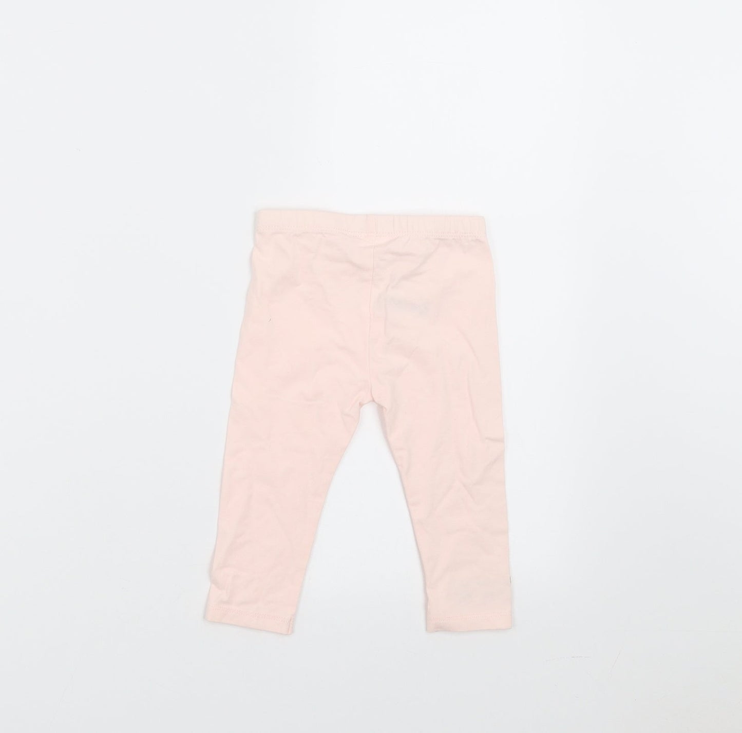 M&Co Girls Pink    Trousers Size 6-9 Months  - guess how much i love you