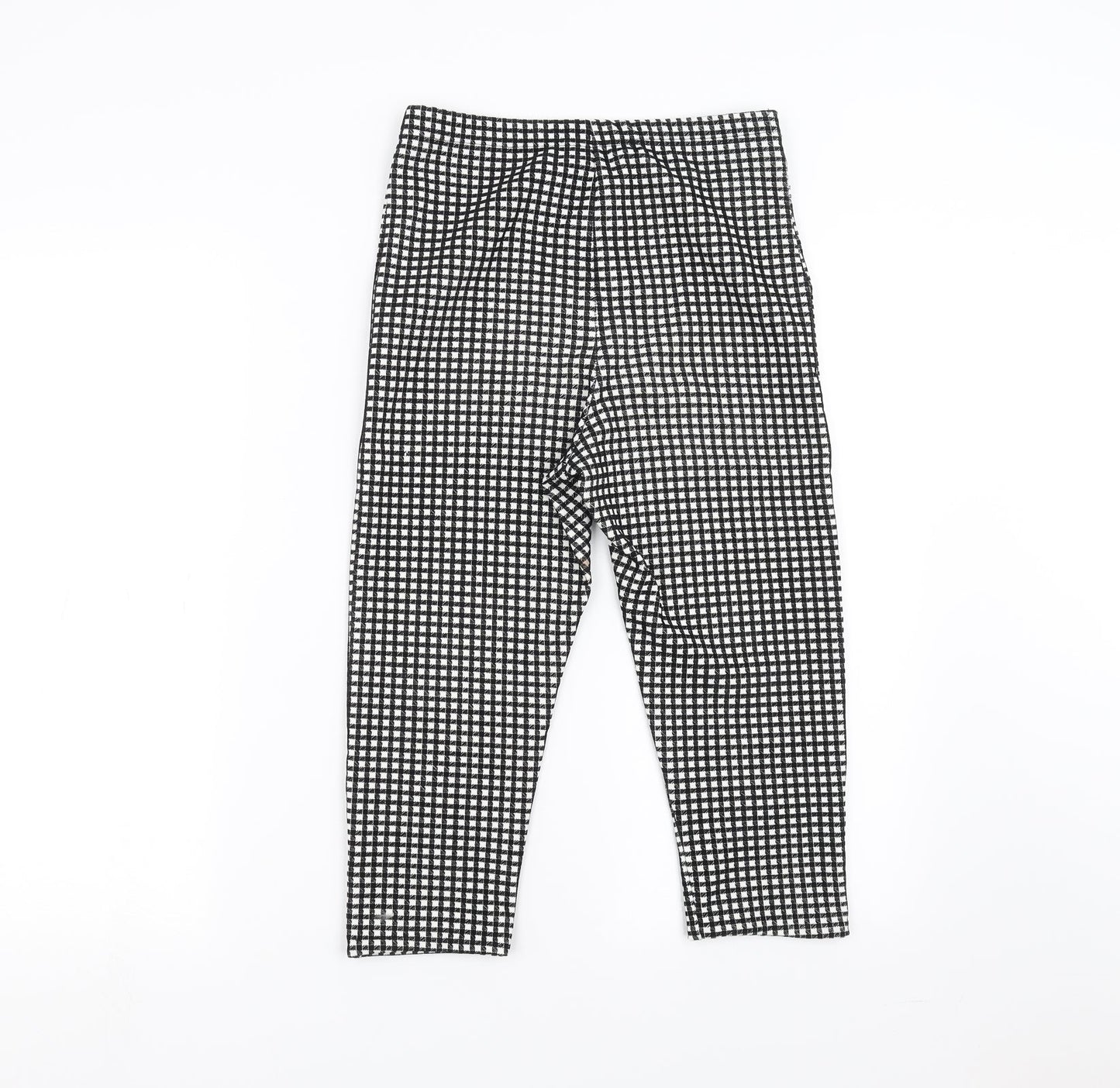 Republic Womens Black Check  Cropped Leggings Size S  - 17 in inside leg