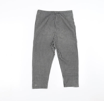 Republic Womens Black Check  Cropped Leggings Size S  - 17 in inside leg