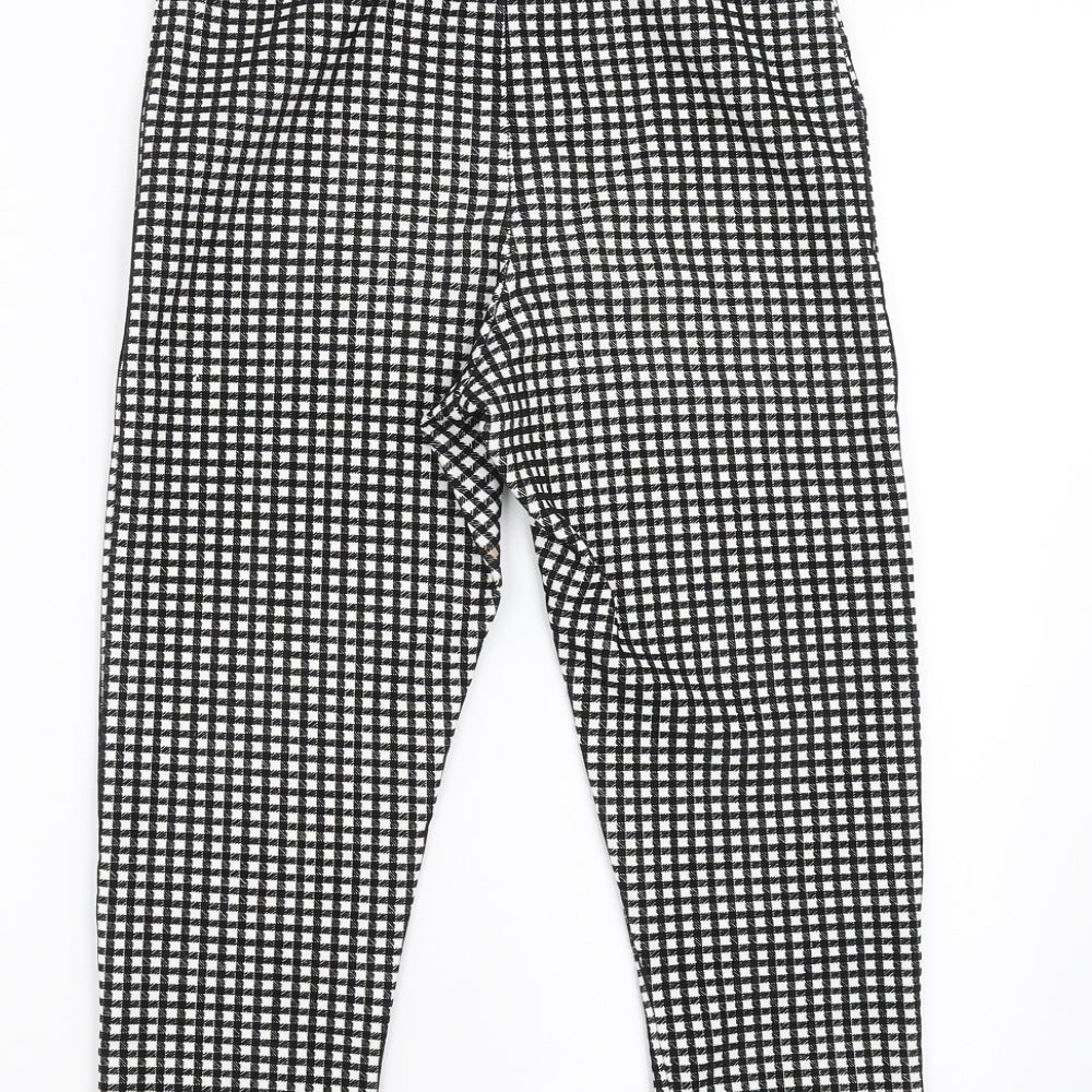 Republic Womens Black Check  Cropped Leggings Size S  - 17 in inside leg