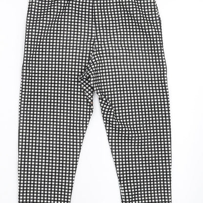 Republic Womens Black Check  Cropped Leggings Size S  - 17 in inside leg