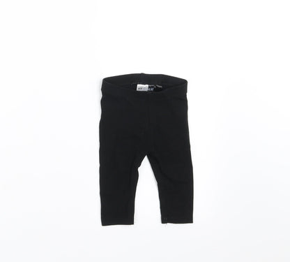 H&M Girls Black    Trousers Size 3-6 Months  - 2-4 months