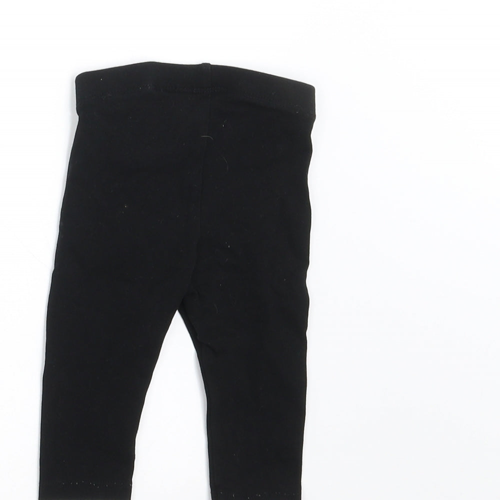 H&M Girls Black    Trousers Size 3-6 Months  - 2-4 months