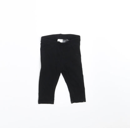 H&M Girls Black    Trousers Size 3-6 Months  - 2-4 months