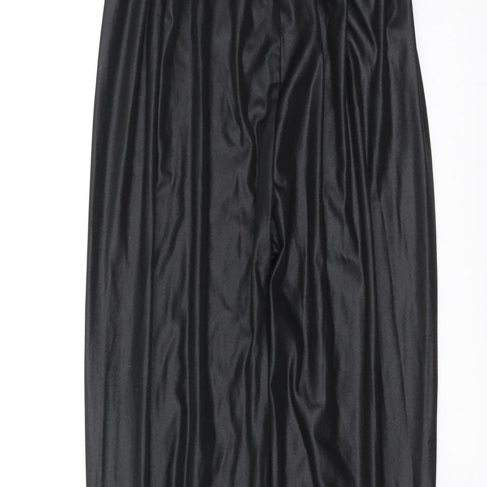 Womens UK Size S Preworn  Carrot Black Leggings