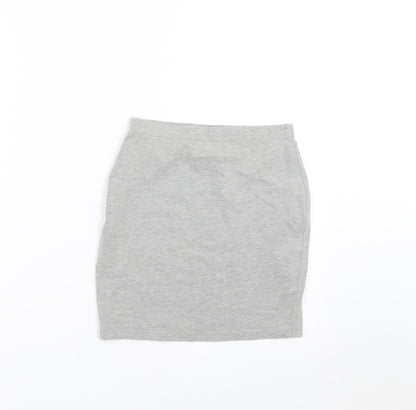 Primark Womens Grey   Straight & Pencil Skirt Size 6