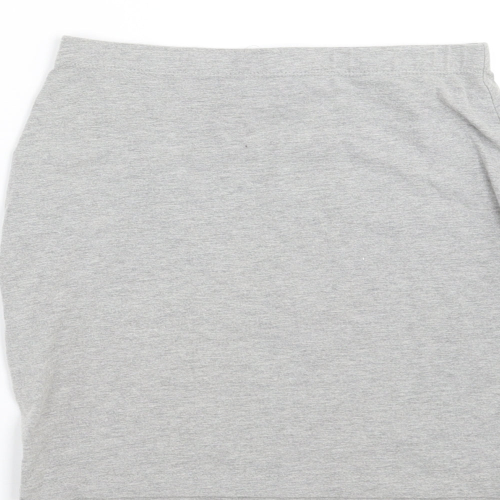 Primark Womens Grey   Straight & Pencil Skirt Size 6