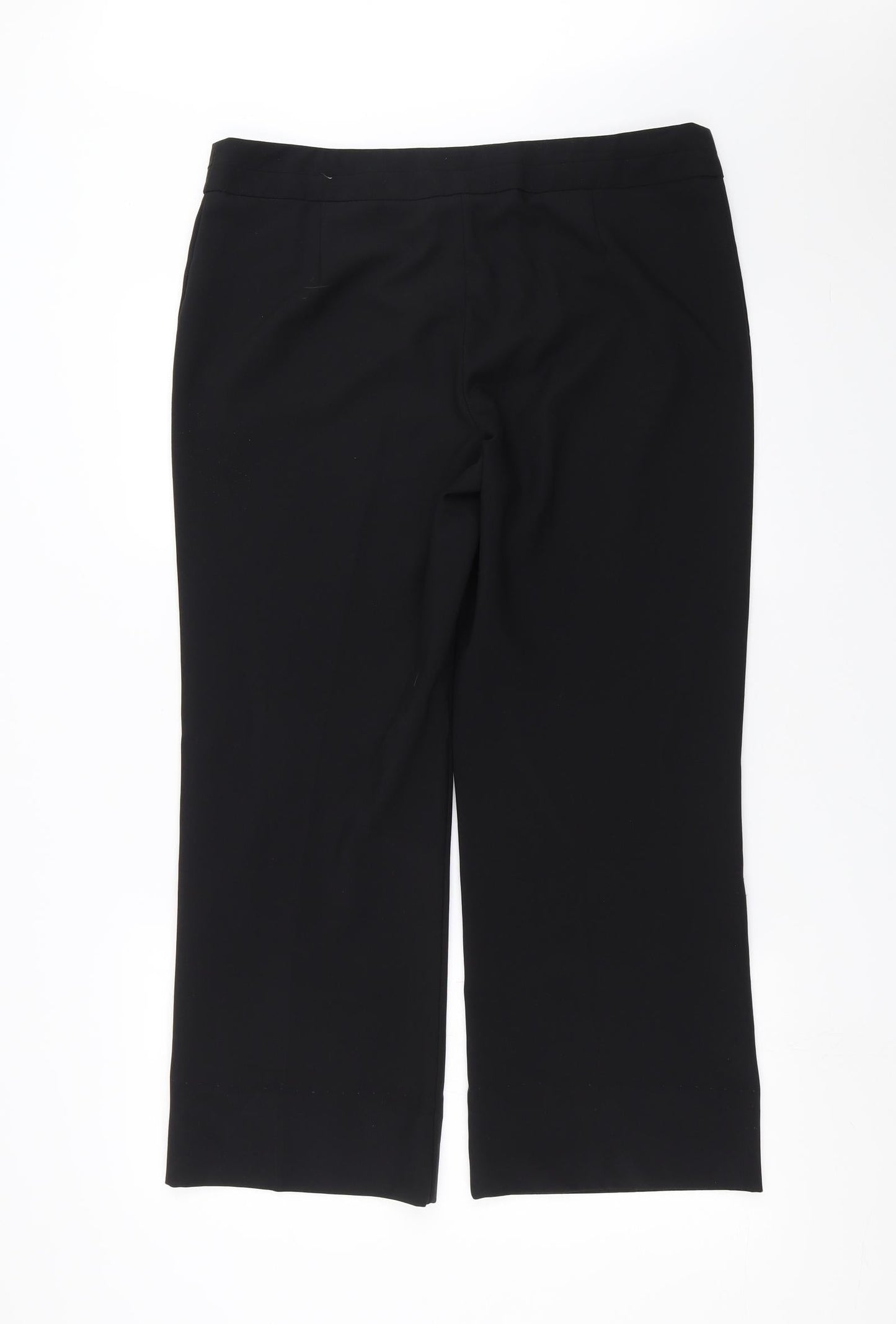 George Womens Black   Trousers  Size 16 L27 in