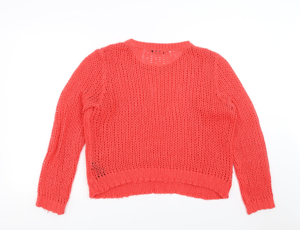 Womens UK Size 14 Dorothy Perkins Red Pullover Jumper