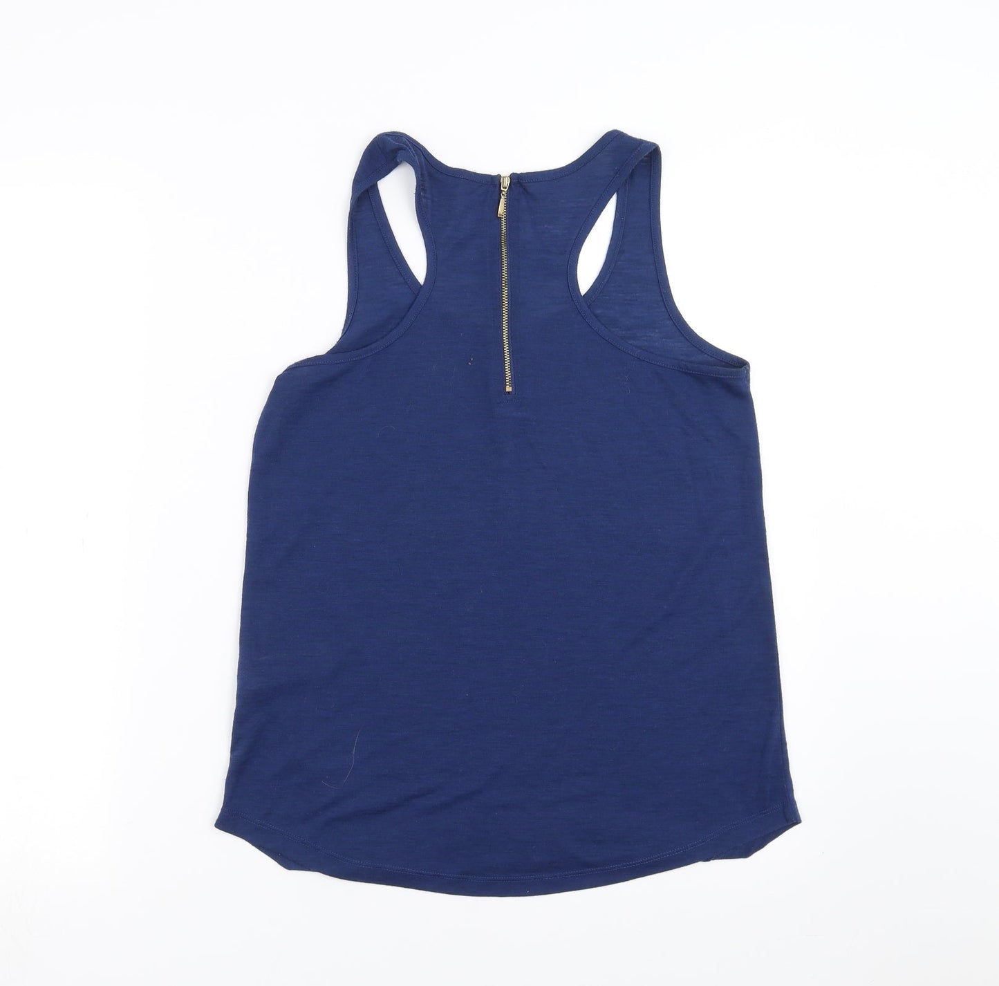 Womens UK Size 12 New Look Blue Basic Tank