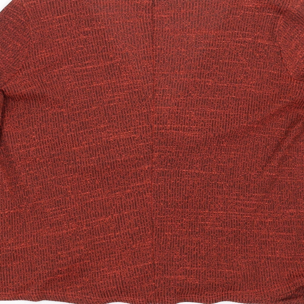 Womens UK Size 10 River Island Orange Pullover Jumper