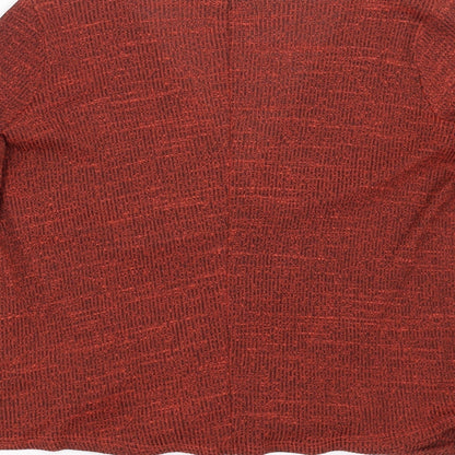 Womens UK Size 10 River Island Orange Pullover Jumper