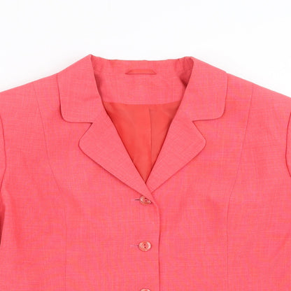 St Bernard Womens Pink   Jacket Suit Jacket Size 14