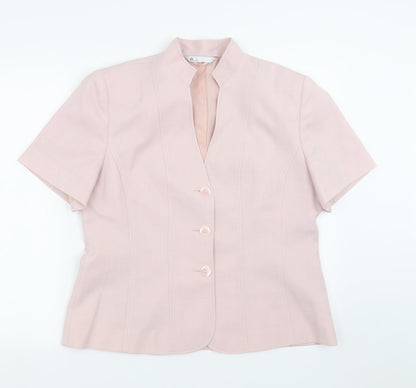 BHS Womens Pink   Jacket Suit Jacket Size 16