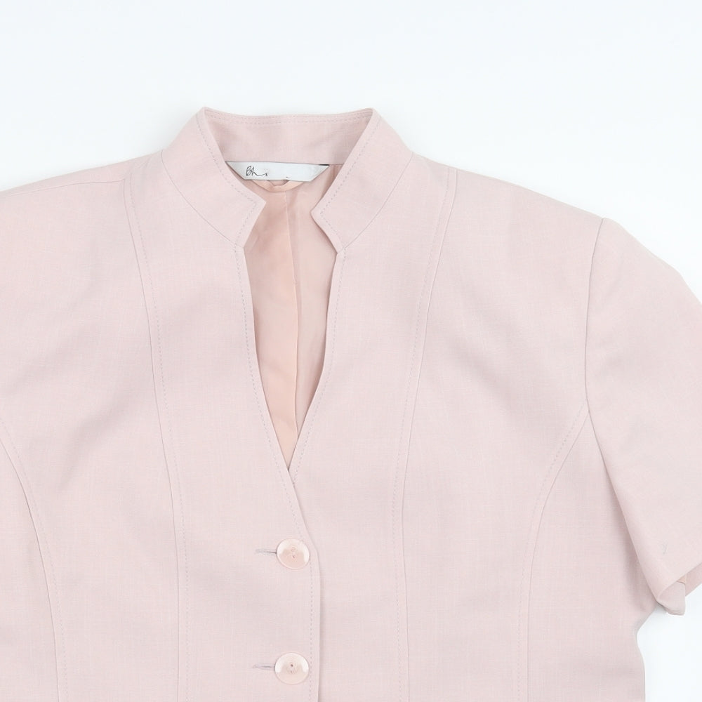 BHS Womens Pink   Jacket Suit Jacket Size 16