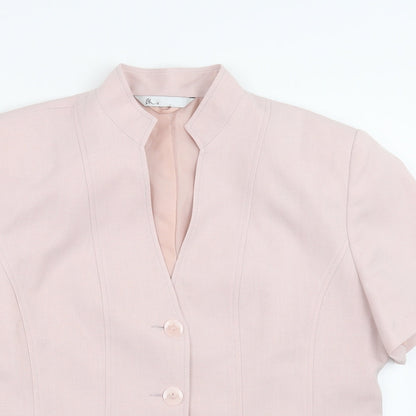 BHS Womens Pink   Jacket Suit Jacket Size 16