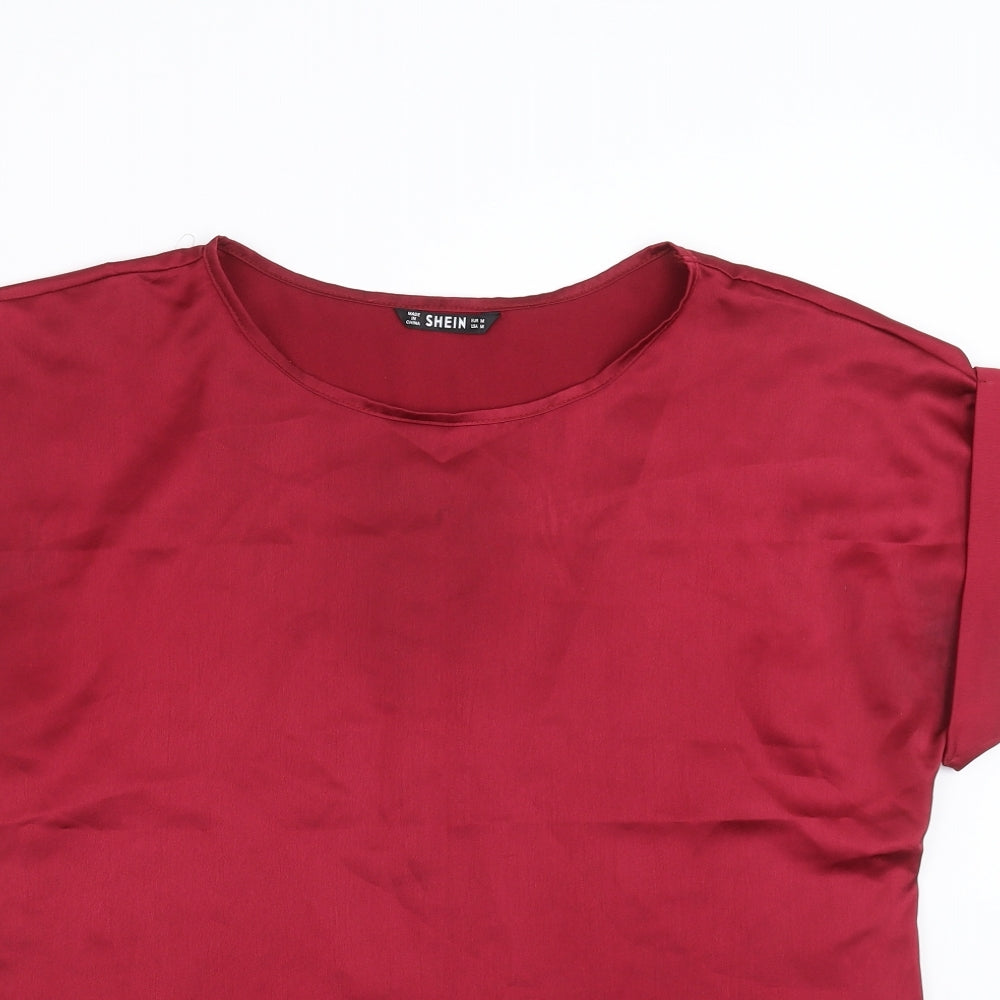 SheIn Womens Red   Basic Blouse Size M