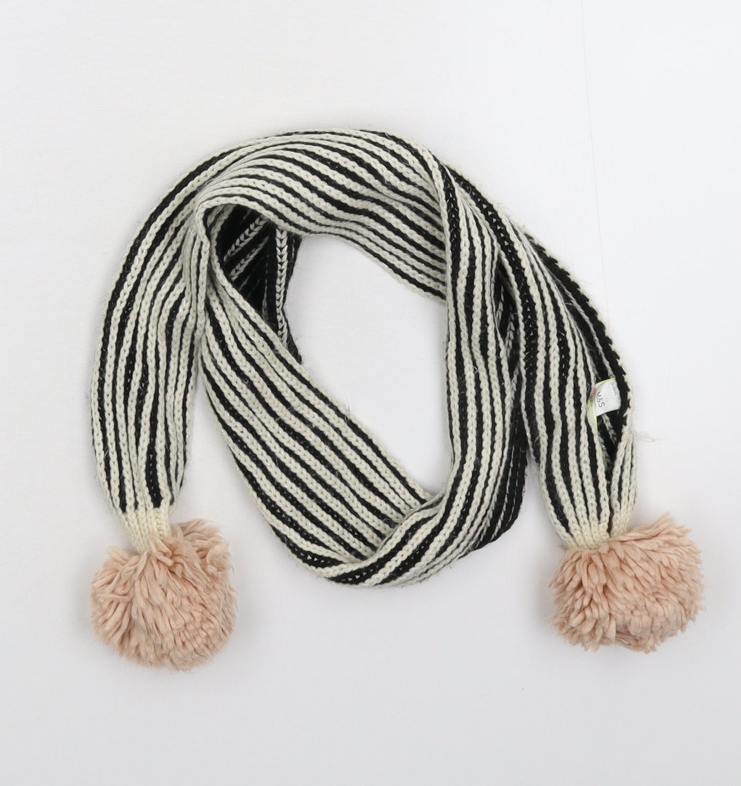 Marks and Spencer Girls Multicoloured  Knit Scarf Scarves & Wraps One Size