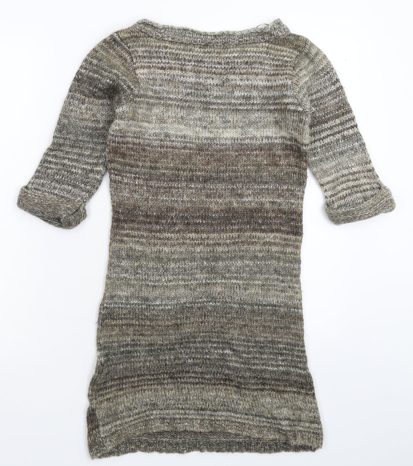 F&F Womens Grey  Knit Pullover Jumper Size 8