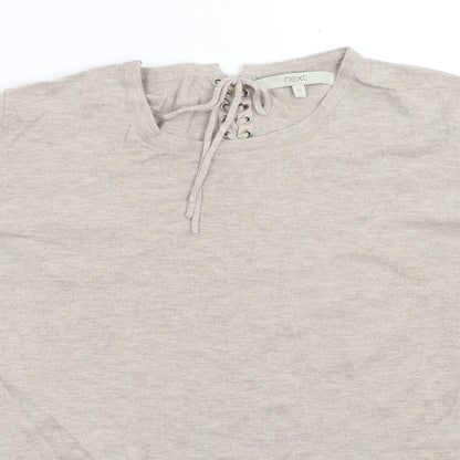 Womens UK Size 12 NEXT Grey Pullover Jumper