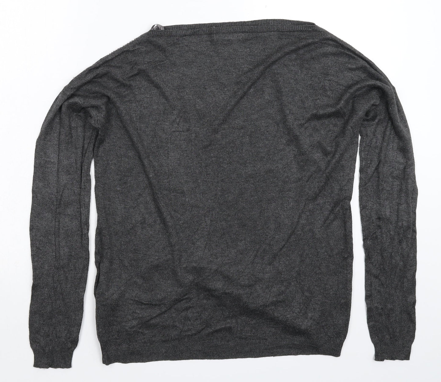 Womens UK Size 8 Atmosphere Grey Pullover Jumper