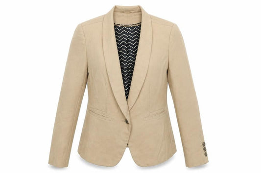 Womens UK Size 12 Marks and Spencer Regular Beige Suit Jacket